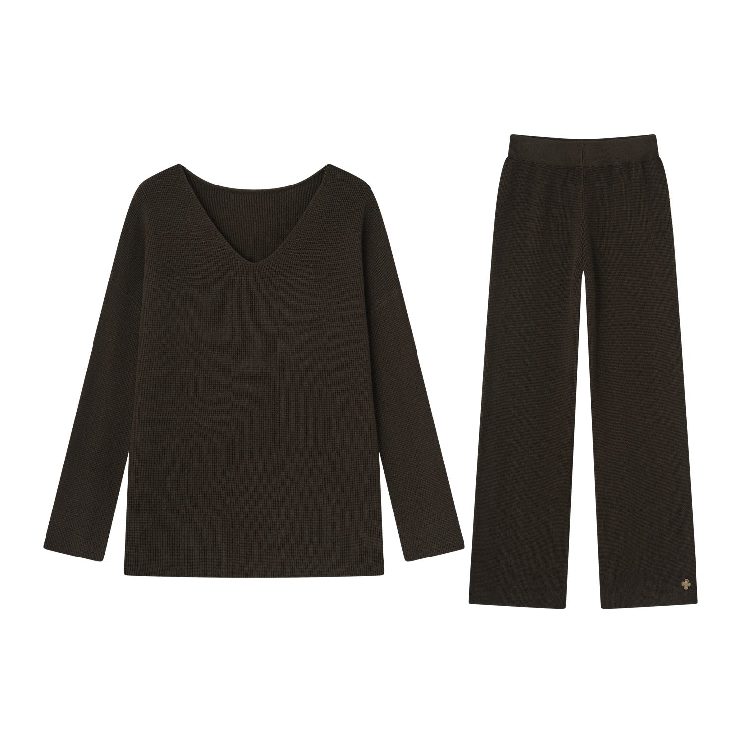 SOMESOWE S2508318 Waffle-knit suit