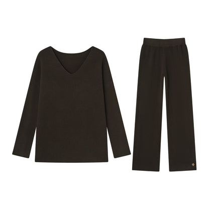 SOMESOWE S2508318 Waffle-knit suit