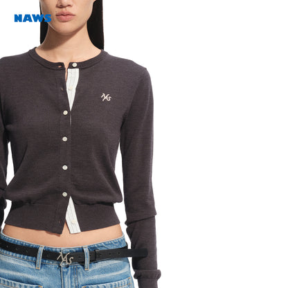 NAWS C050525 Maze Knitted Cardigan