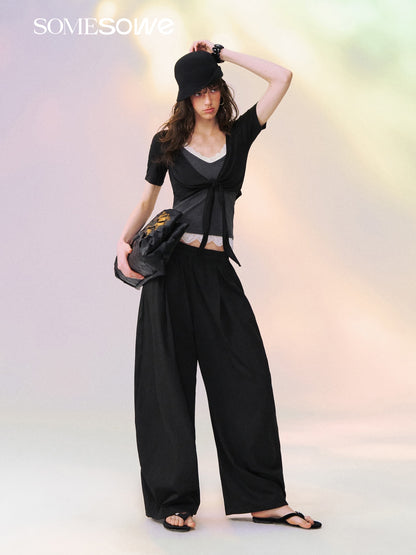 SOMESOWE S2609113 Loose Lantern Pants