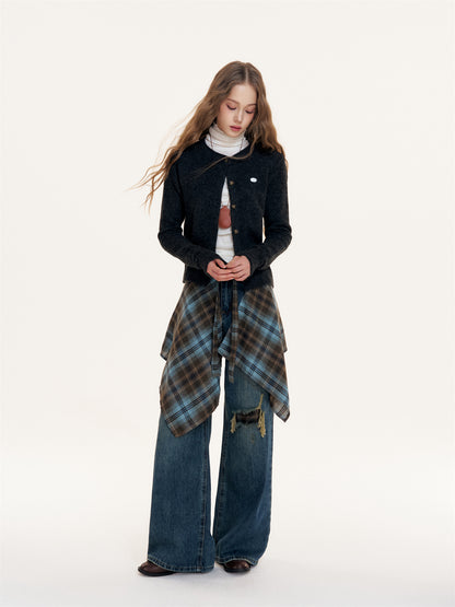 16DEWS 16D25391 High waisted loose jeans