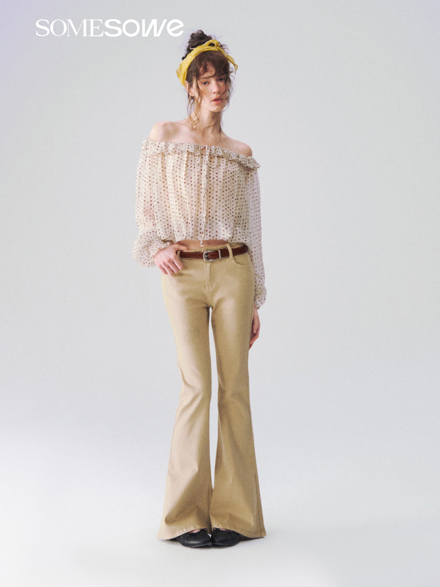 SOMESOWE S2609099 Bell-bottoms jeans