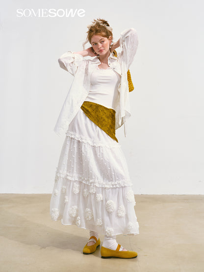 SOMESOWE S2508102 Multi layered fluffy skirt