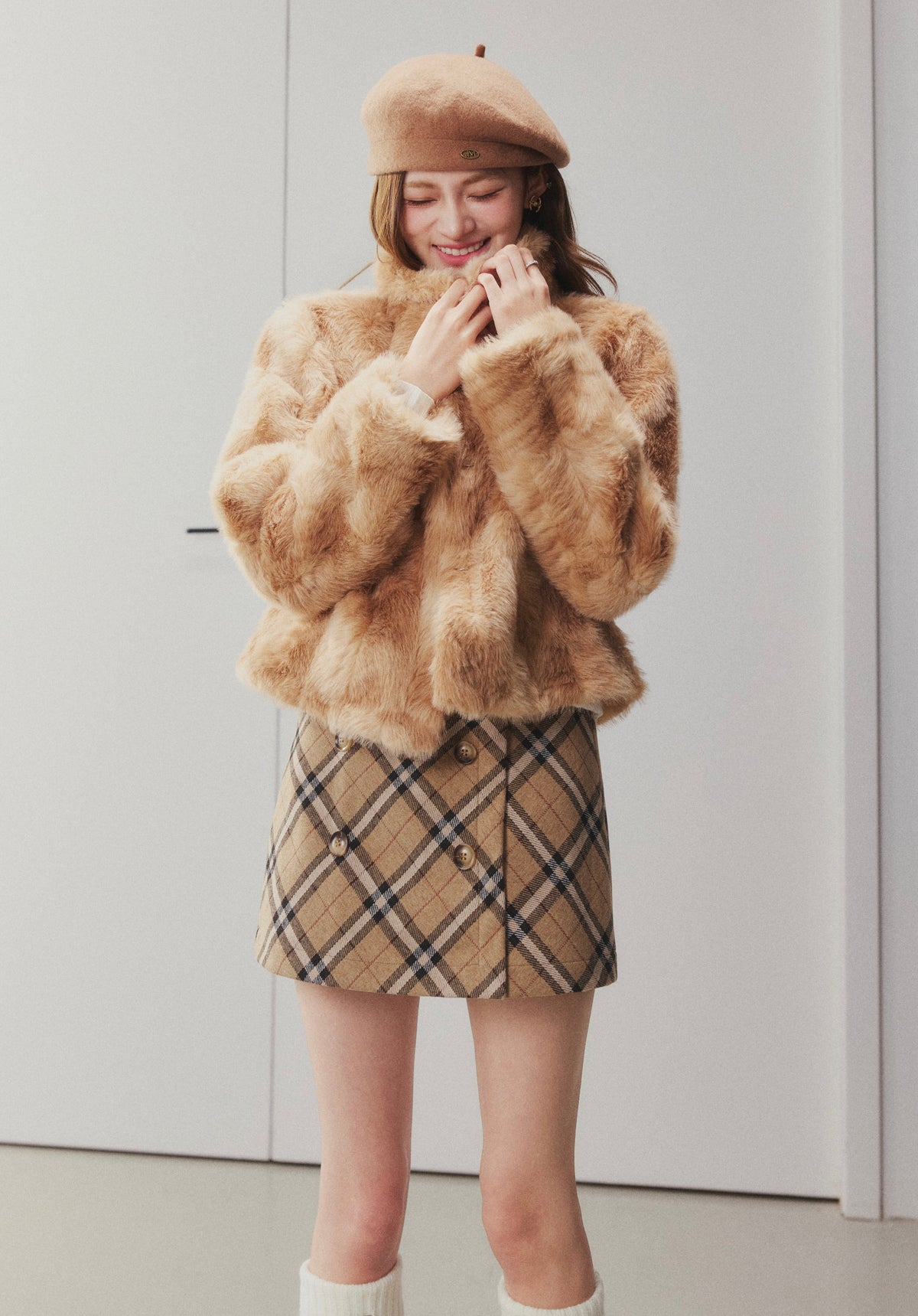 OTEBANBASS Ote260919 Aesthetic Eco-Fur Shearling Coat