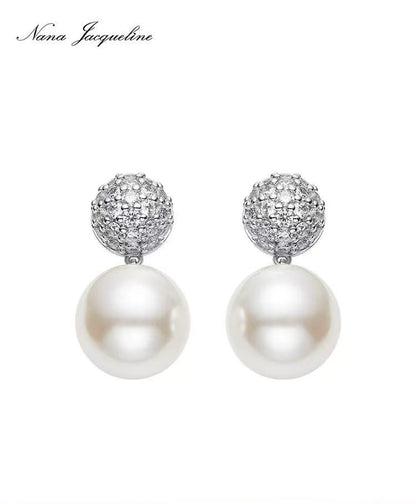 Nana Jacqueline Evie Pearl Earrings