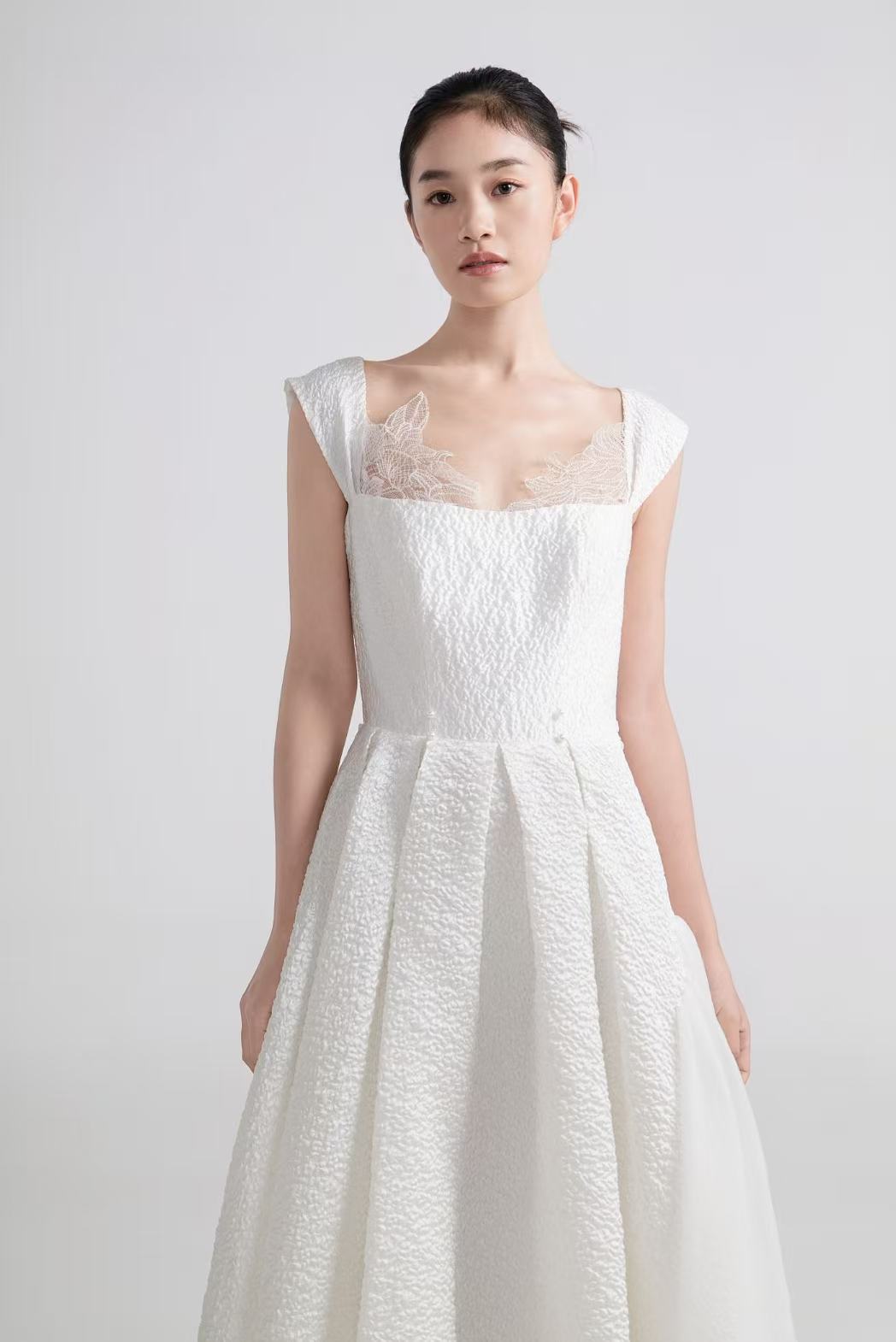 GORGEOUS Jacquard Satin Dress