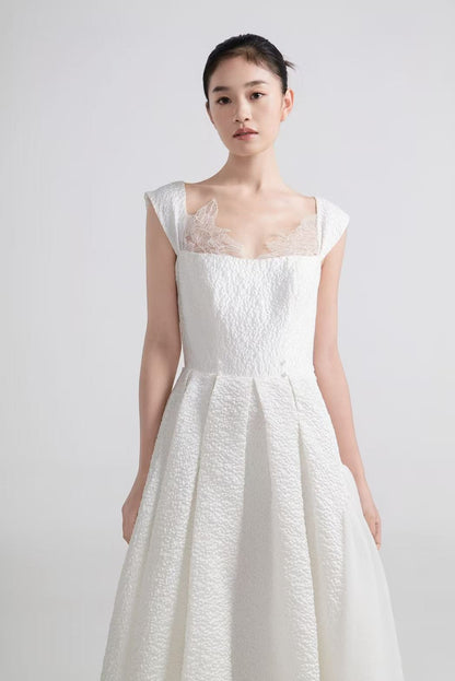GORGEOUS Jacquard Satin Dress
