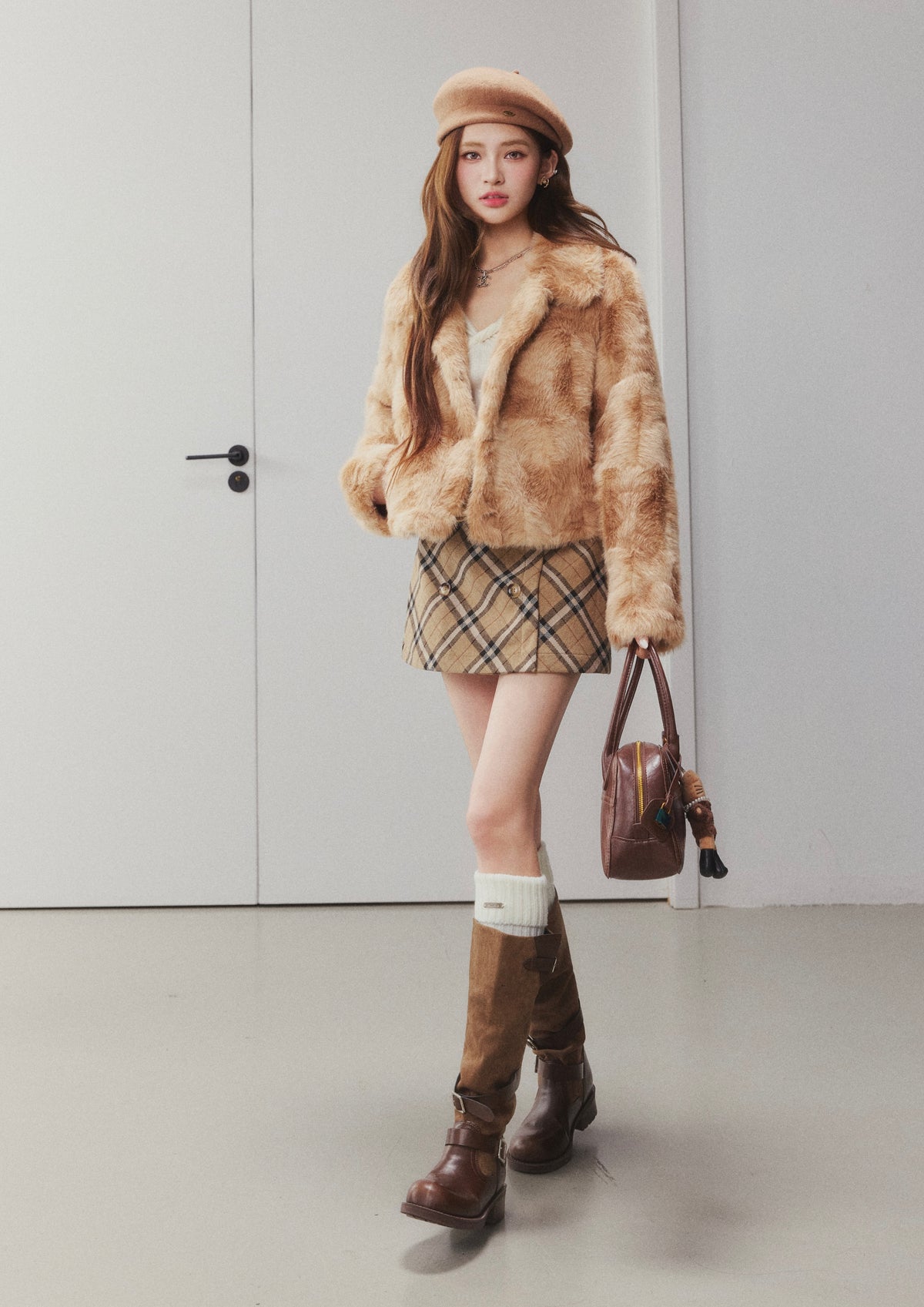 OTEBANBASS Ote260919 Aesthetic Eco-Fur Shearling Coat