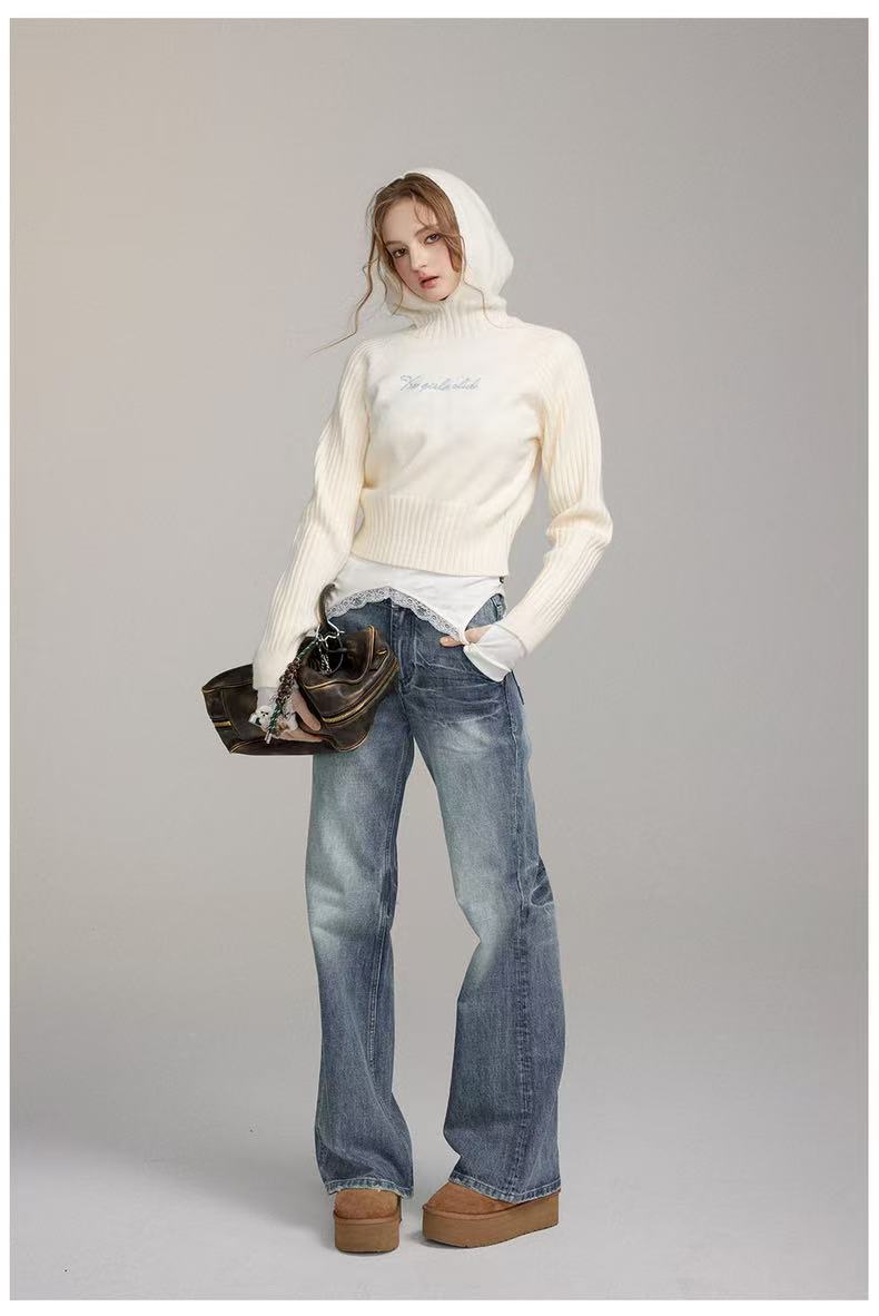 VIA PITTI V24DP280  Loose straight leg jeans(2color)