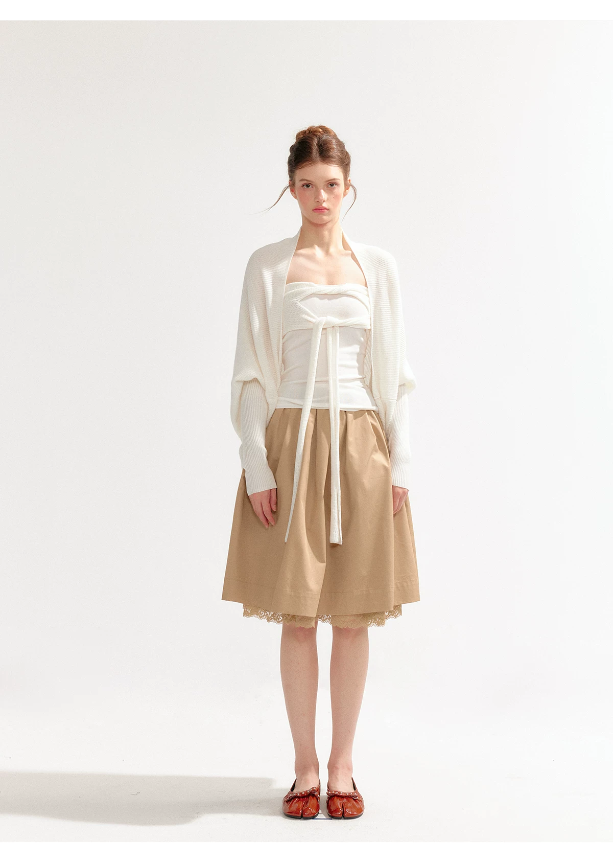 YZZI HE Knitted Batwing Sleeve Cardigan(4color)