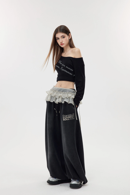 Nova Street Ice Silk One Shoulder Tee (3color)