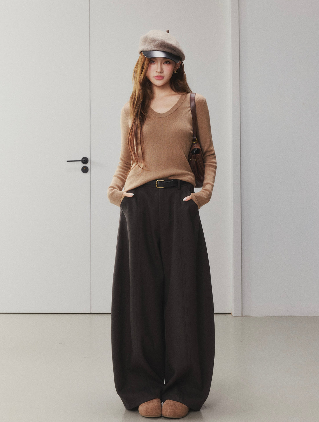 OTEBANBASS Ote260912 U-Neck Base Layer Knit Top