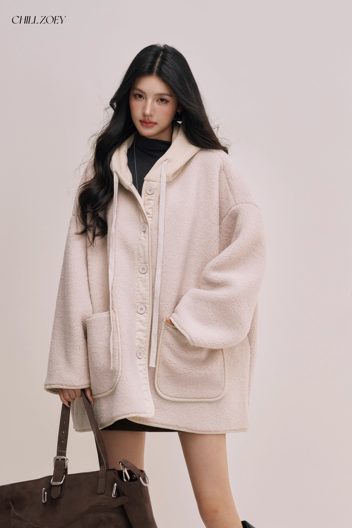 Chill Zoey M690323 Hoodie Coat