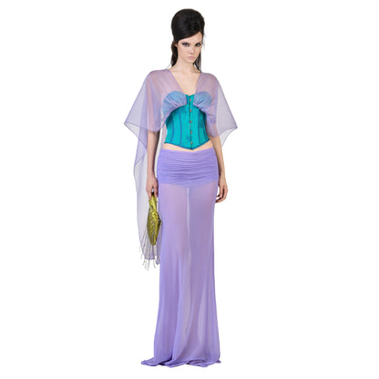 FFSD VIVIEN CORSET &amp; VELVET SKIRT