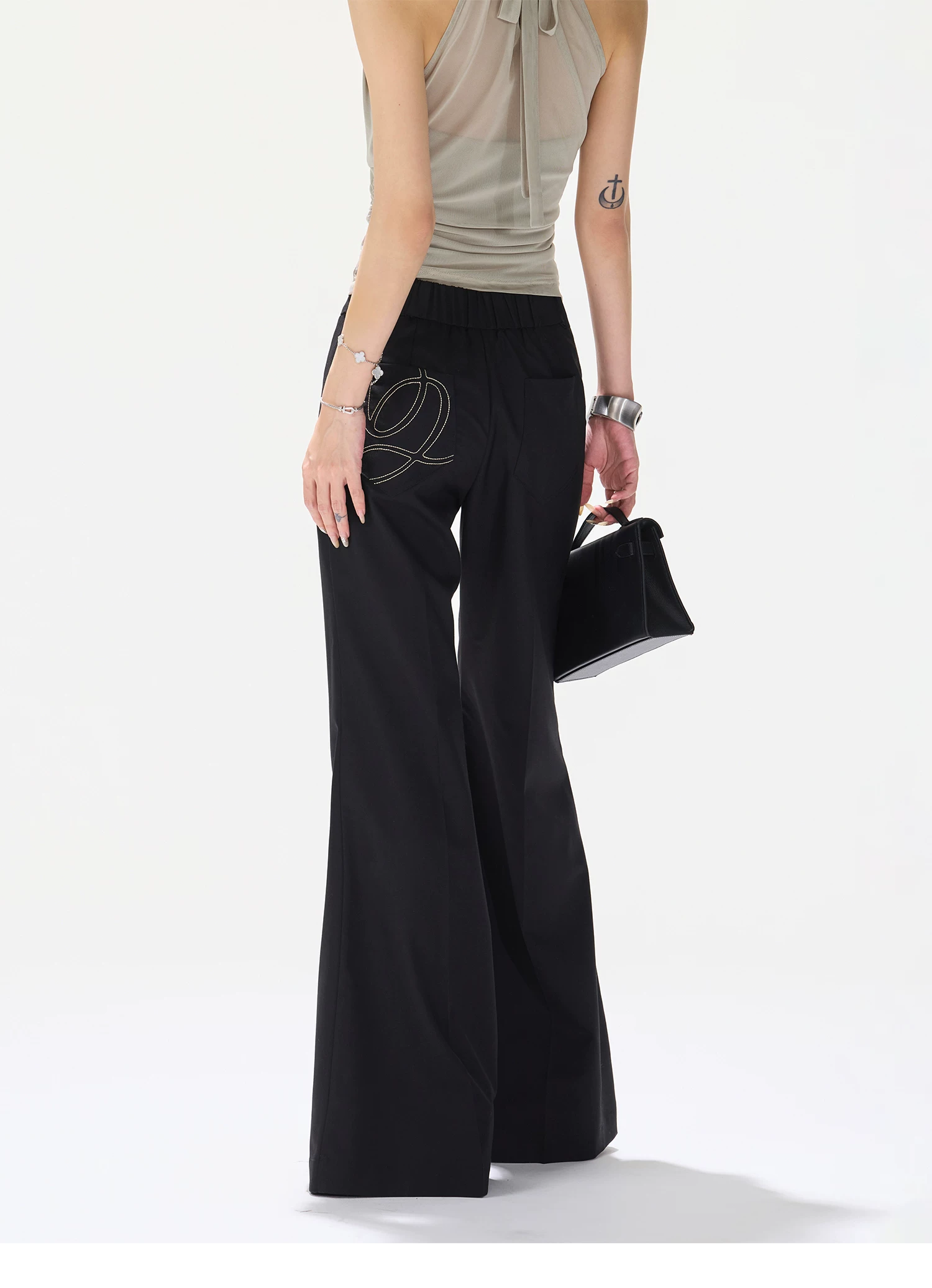 CYNR High Waist Bootcut Pants