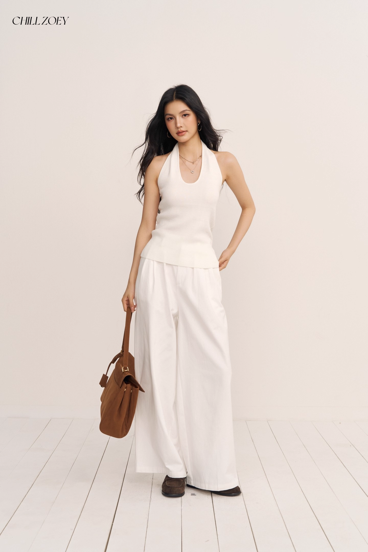 Chill Zoey M690277 Ethereal White Knit Set(SEPERATE)