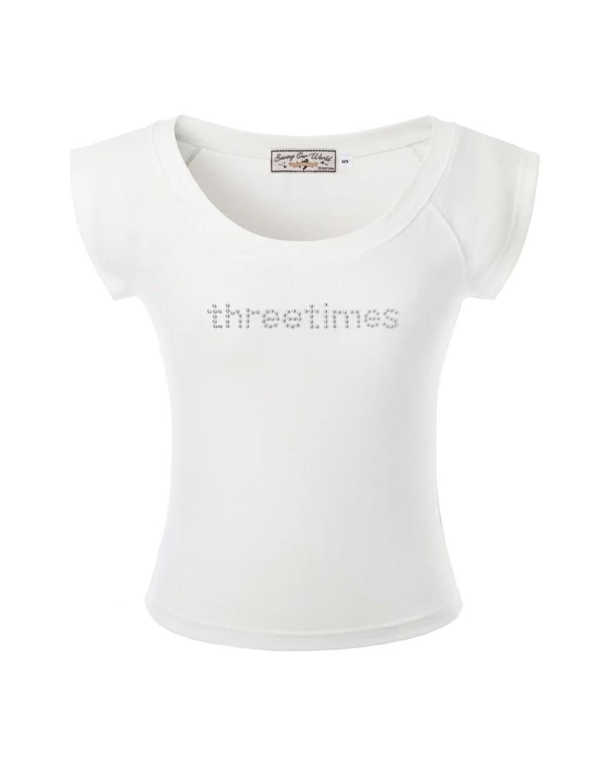 Threetimes Bijou logo tee (3color)