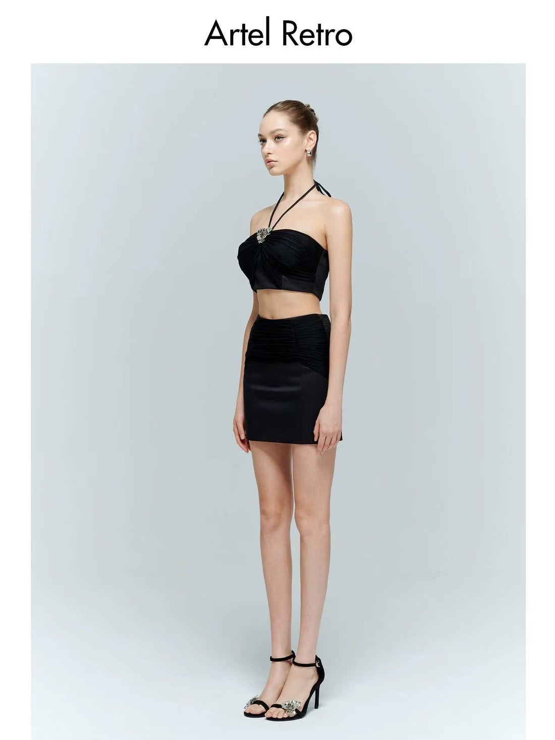 Artel Retro AR-24AW-T001 Black mesh bow top