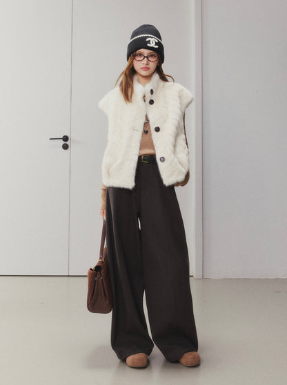 OTEBANBASS Ote260918 Faux Mink Shearling Vest