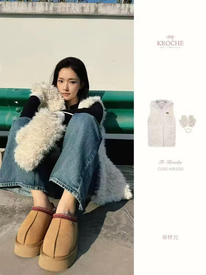 Kroche [Star Style] Fleece Vest (with glove)