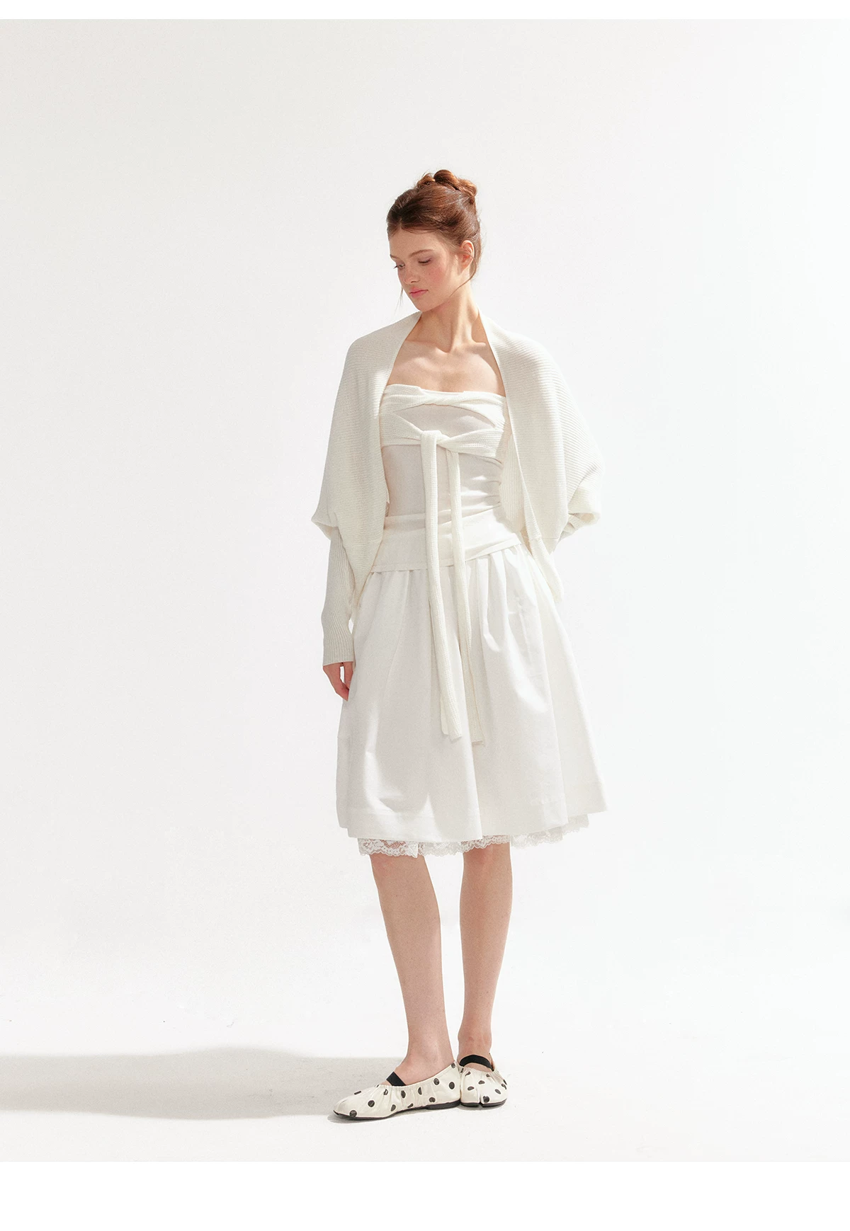 YZZI HE Knitted Batwing Sleeve Cardigan(4color)