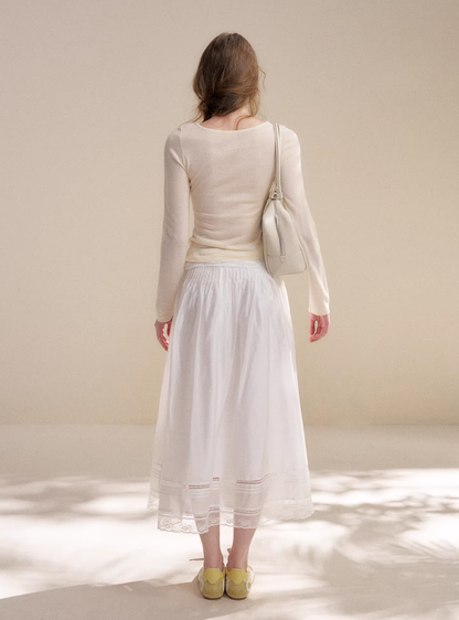 Kroche KD4057 Lace patchwork skirt