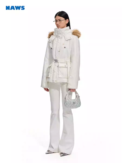 NAWS Polar Collection Slim-Fit Stand-Collar Jacket in Cargo Style