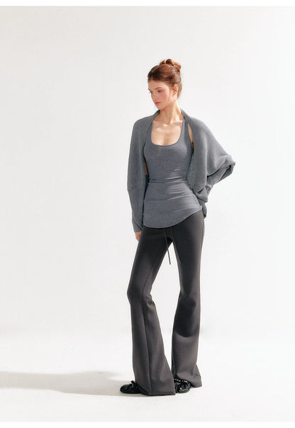 YZZI HE Knitted Flared Yoga Pants(4color)