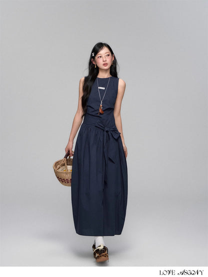 AsGony ASG25144 Simple Strappy Sleeveless Dress