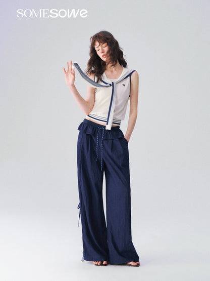 SOMESOWE S2609098 Flower bud casual pants
