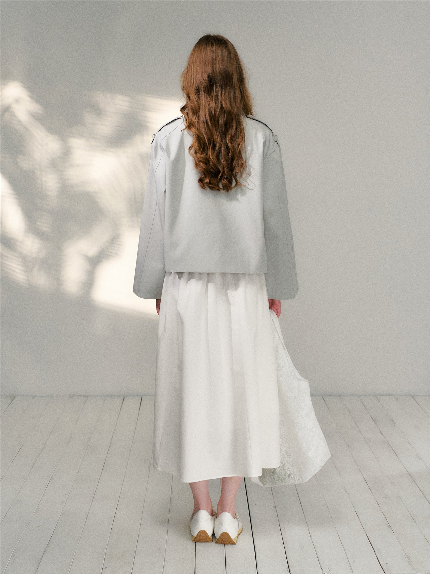 16DEWS 16D26127 Short loose windbreaker jacket