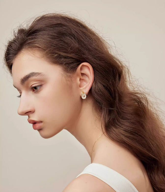 ARSIS Ruyi Lucky Charm Clasp Earrings