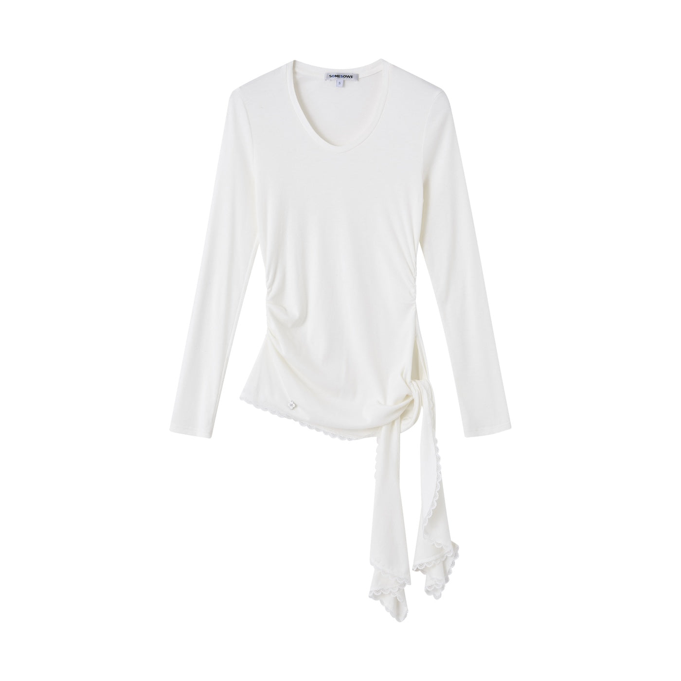 SOMESOWE S2508245 Asymmetric wrinkled top