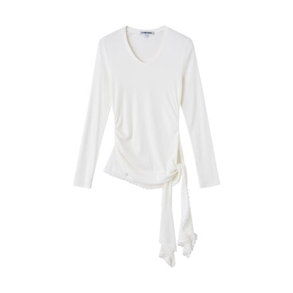 SOMESOWE S2508245 Asymmetric wrinkled top