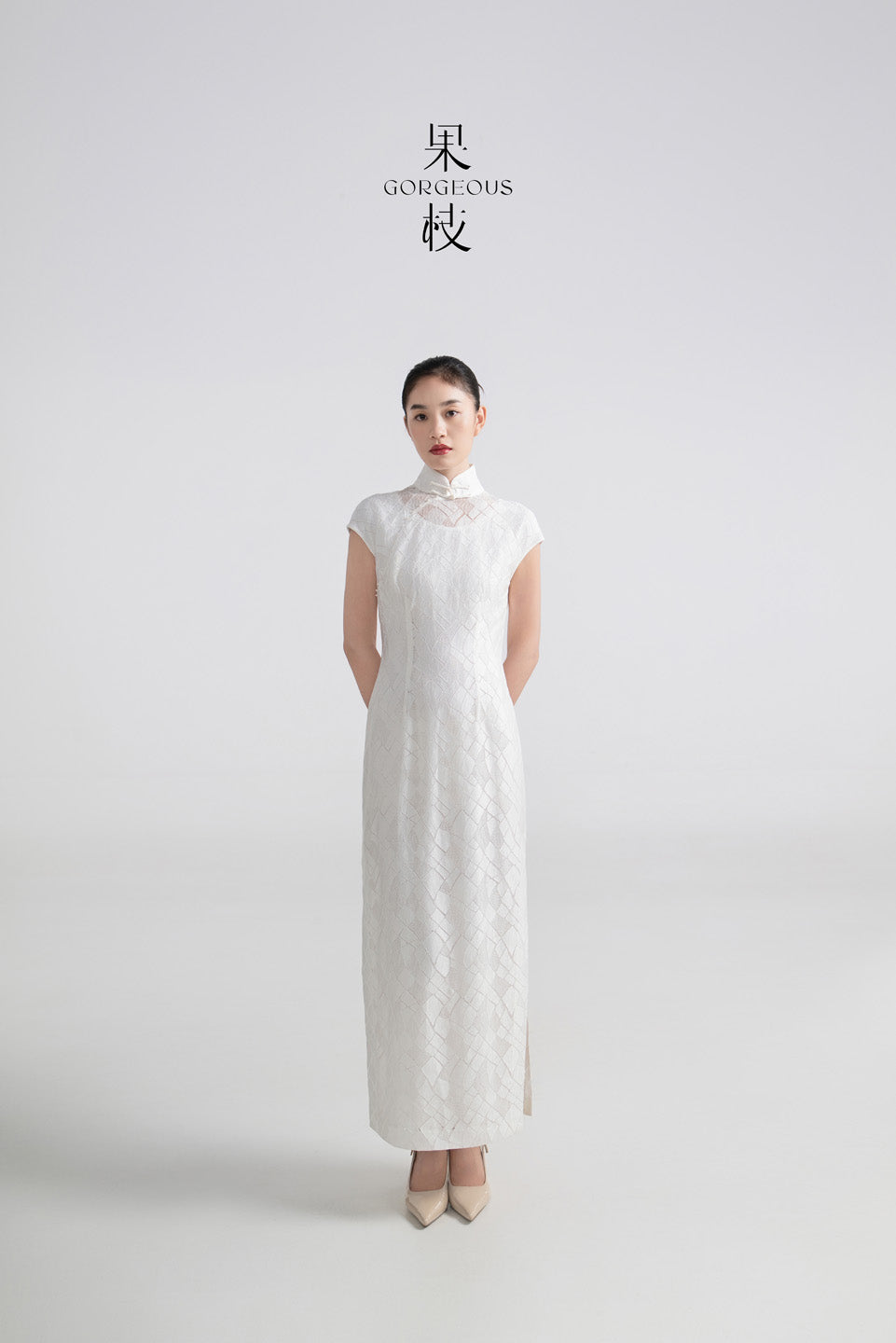 GORGEOUS Cap Sleeve Chi-pao