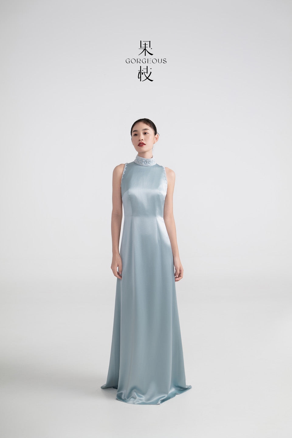 GORGEOUS Long Sleeveless Dress