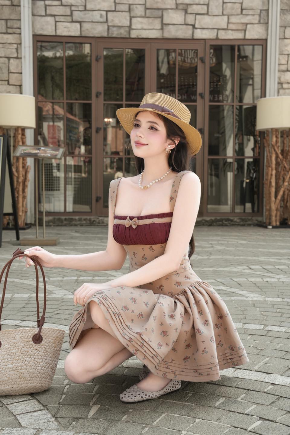 BEL ANGE Rosalie Dusk Mini Dress