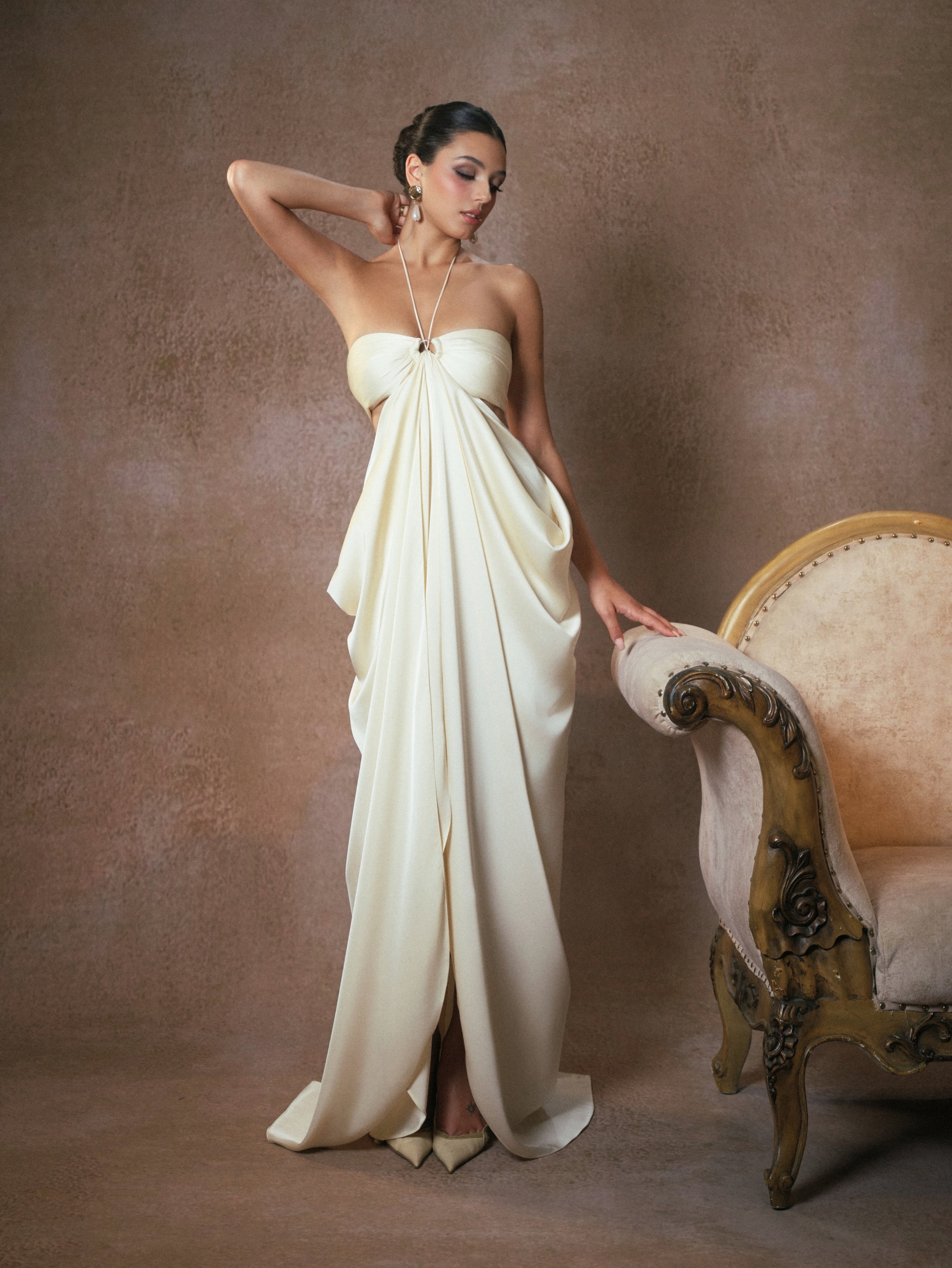 KISSERINE ISABELLA SILK DRESS