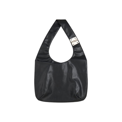 YJ1NGZYZJ LOGO SHOULDER BAG IN BLACK