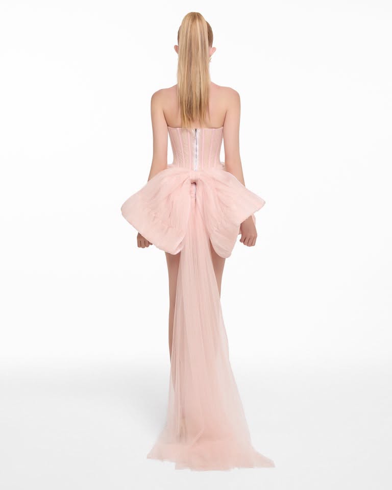 By JENNY ROYALE DRESS (BOW TIE REMOVABLE)