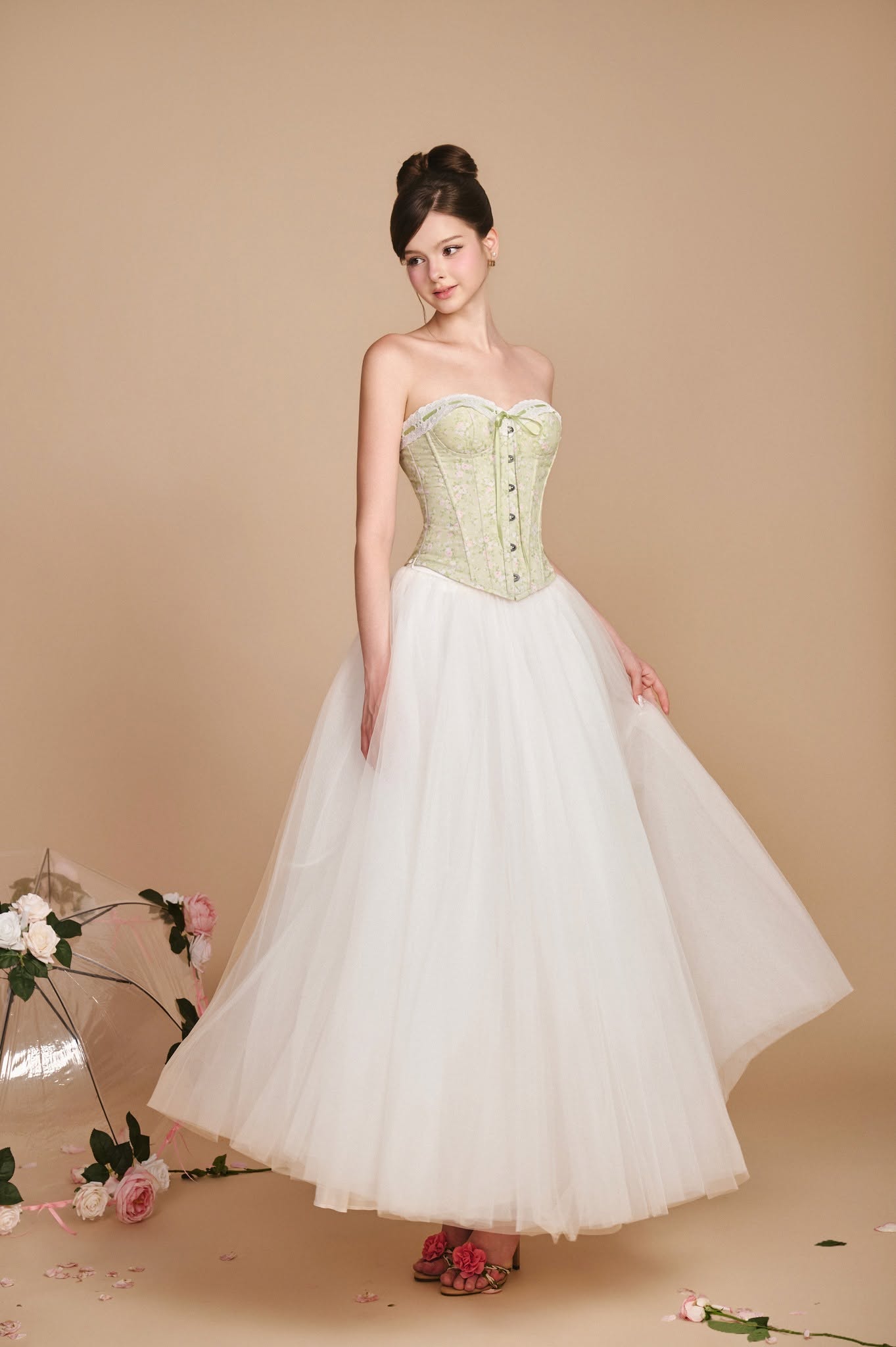 Sissy À LA ROSE SET- Avocado