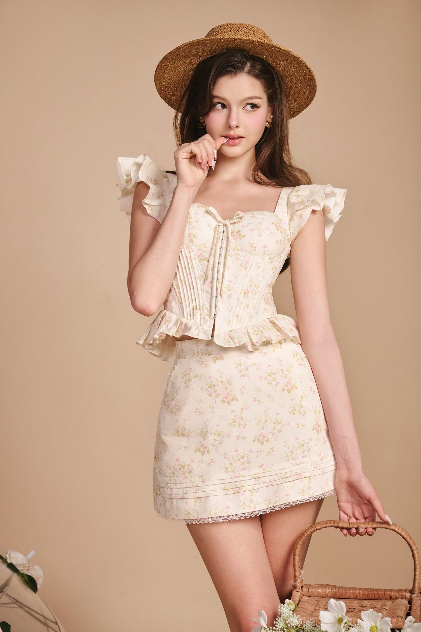 Sissy DAISY DREAM CORSET SET