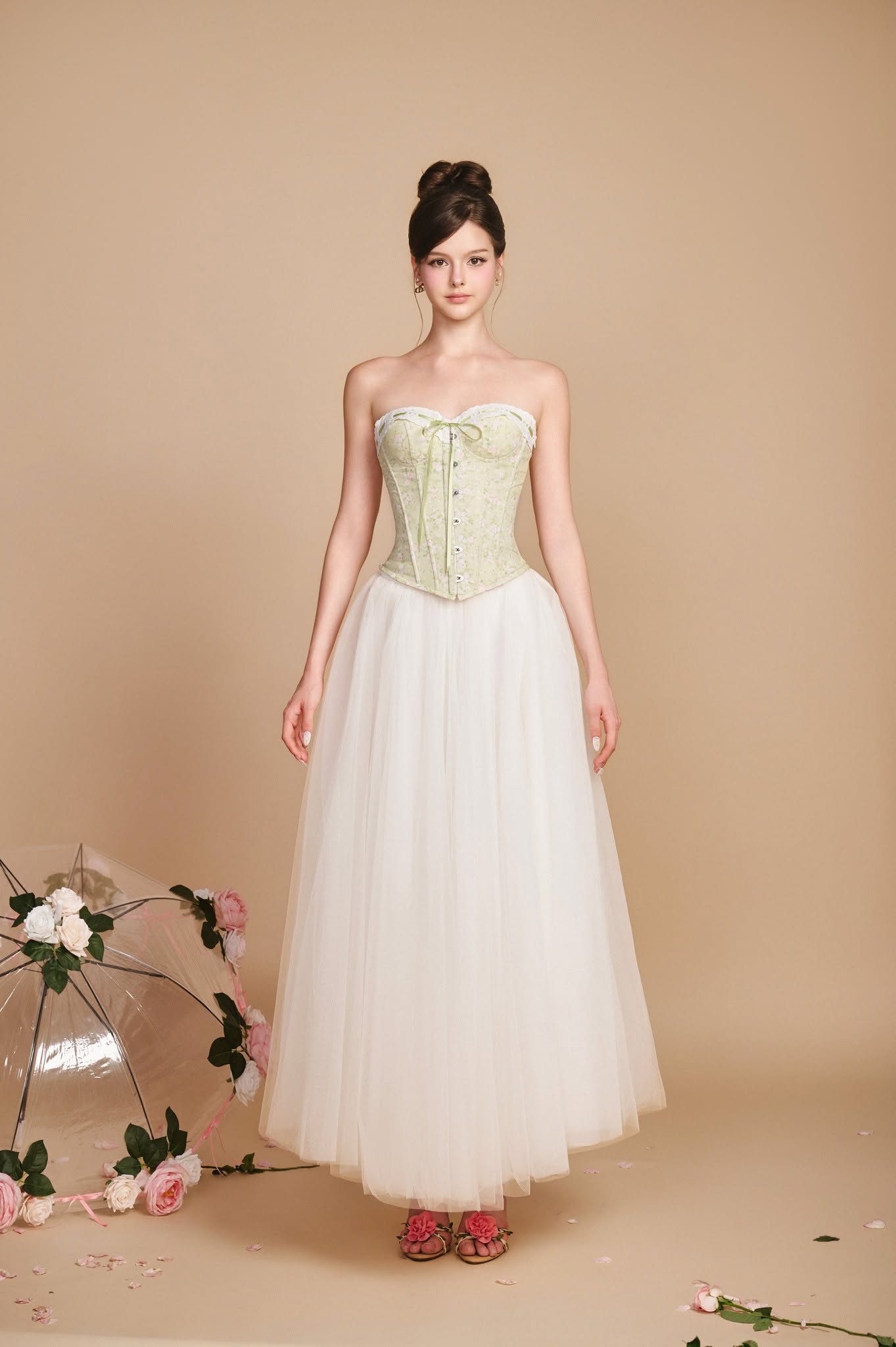 Sissy À LA ROSE SET- Avocado