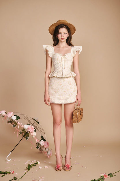Sissy DAISY DREAM CORSET SET