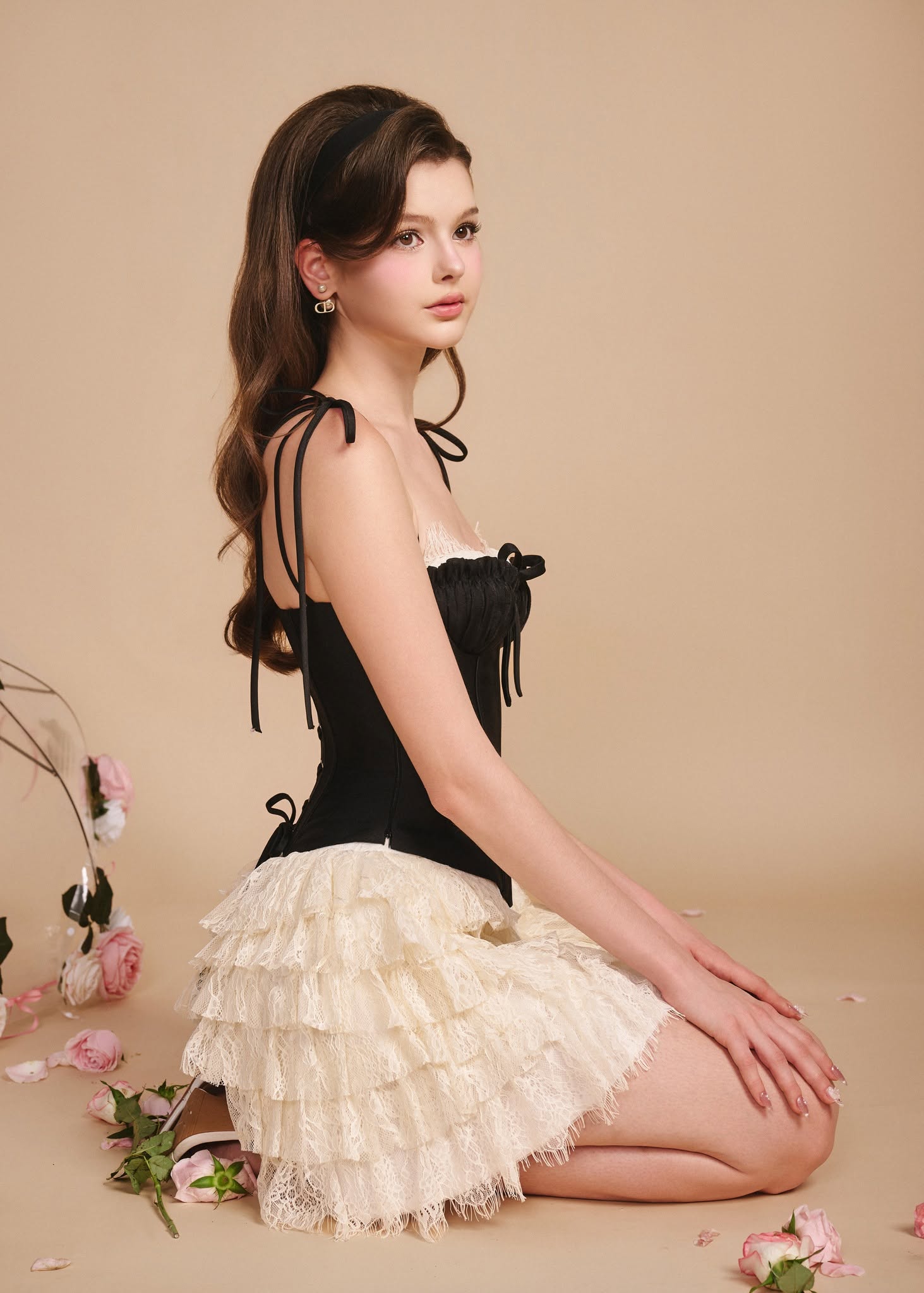 Sissy BLACK ORCHID SET