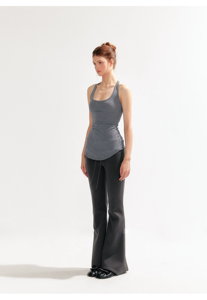 YZZI HE Knitted Flared Yoga Pants(4color)