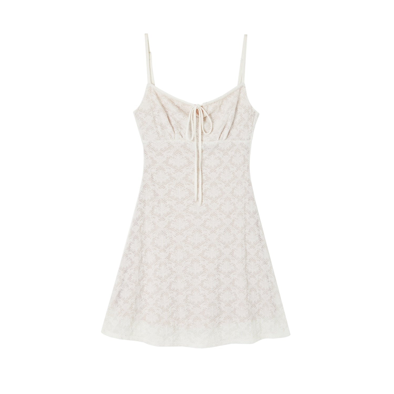SOMESOWE S2609107 Jacquard texture camisole dress