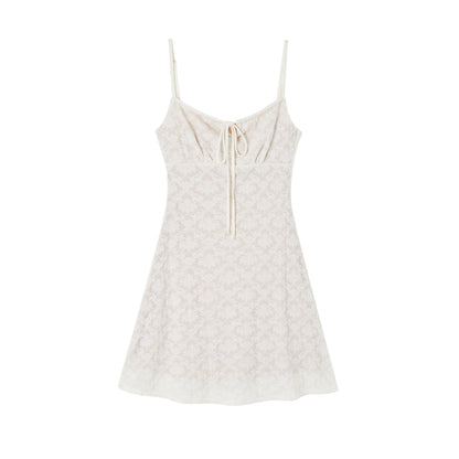 SOMESOWE S2609107 Jacquard texture camisole dress