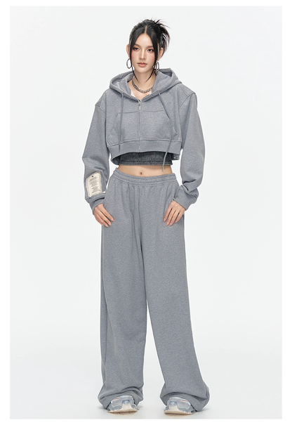 Arden Code AD02-373 Grey Sparkle Hoodie &amp; Jogger Set(SEPERATE)