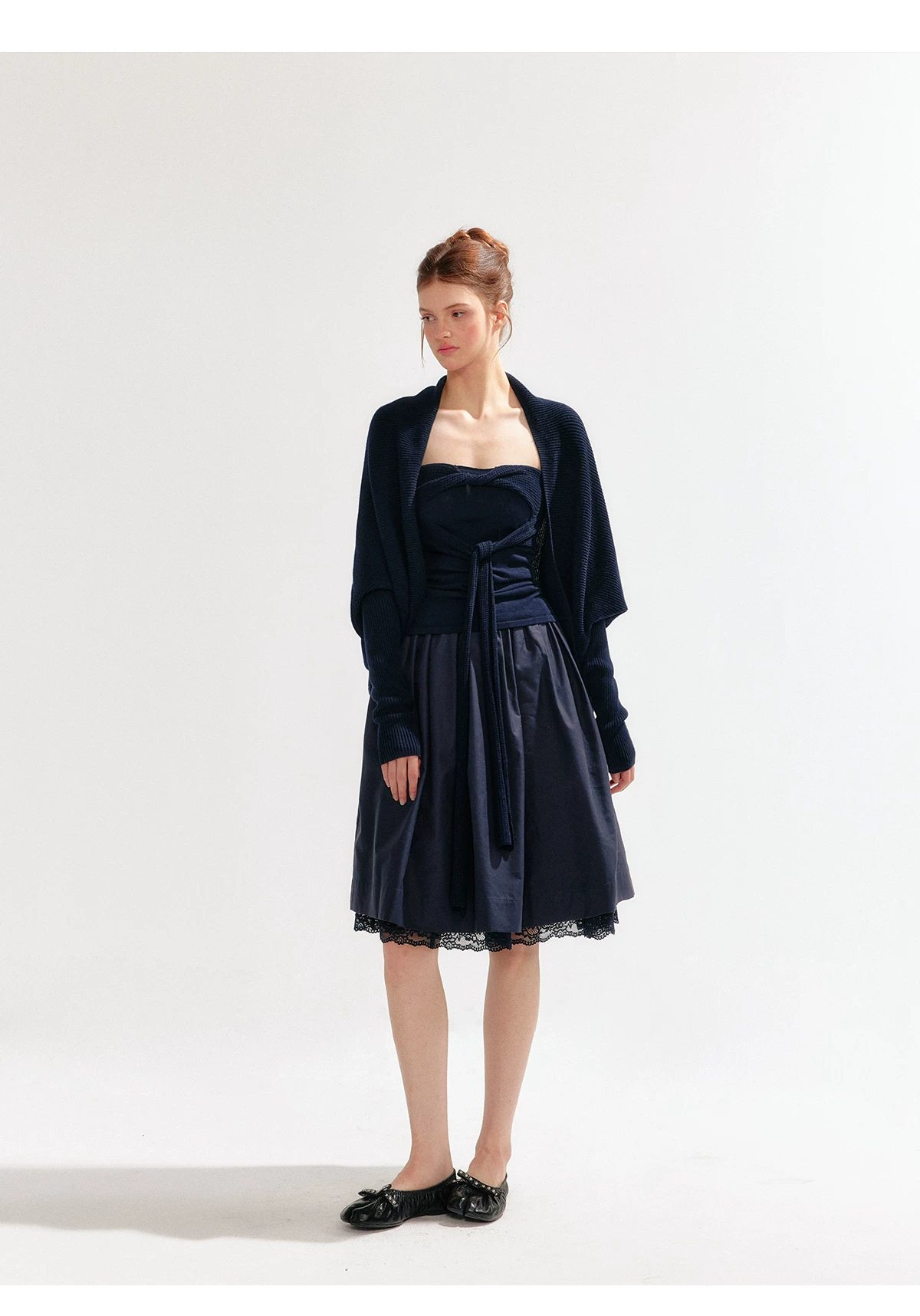 YZZI HE Knitted Batwing Sleeve Cardigan(4color)